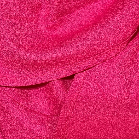 Adelyn Rae Fit & Flare Dress Lace Back Pink Size S Small Mini Tiered - Picture 6 of 9